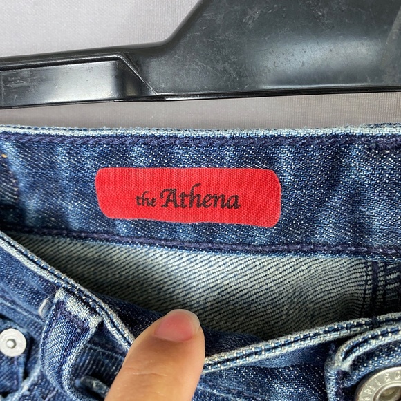 Adriano Goldschmied AG The Athena Jeans Medium Wash Low Rise Capri Size … - Picture 7 of 9